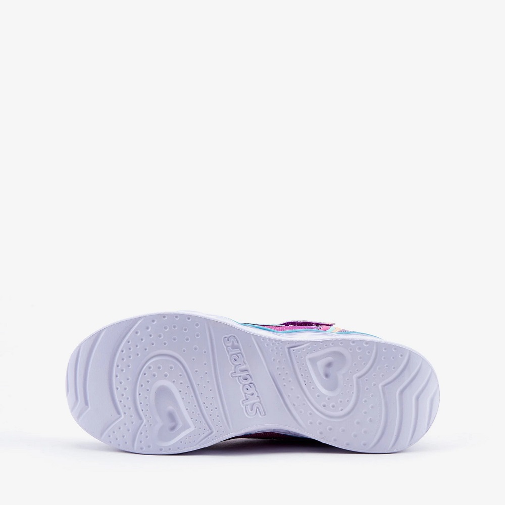 Skechers Heart Lights - Rainbow Lux Kız Çocuk Işıklı Spor Ayakkabı (302308L PRMT) Skechers Heart Lights - Rainbow Lux Kız Çocuk Işıklı Spor Ayakkabı (302308L PRMT)